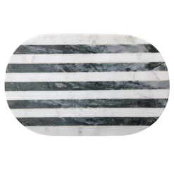 Bloomingville Gestreiftes Schneidebrett