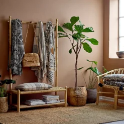 Bloomingville Wolldecke Gestreift 130 X 160cm -Bloomingville Verkäufe 45521 01 03 7943facb87