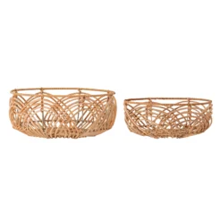 Bloomingville Brotkorb Rattan 2er Pack