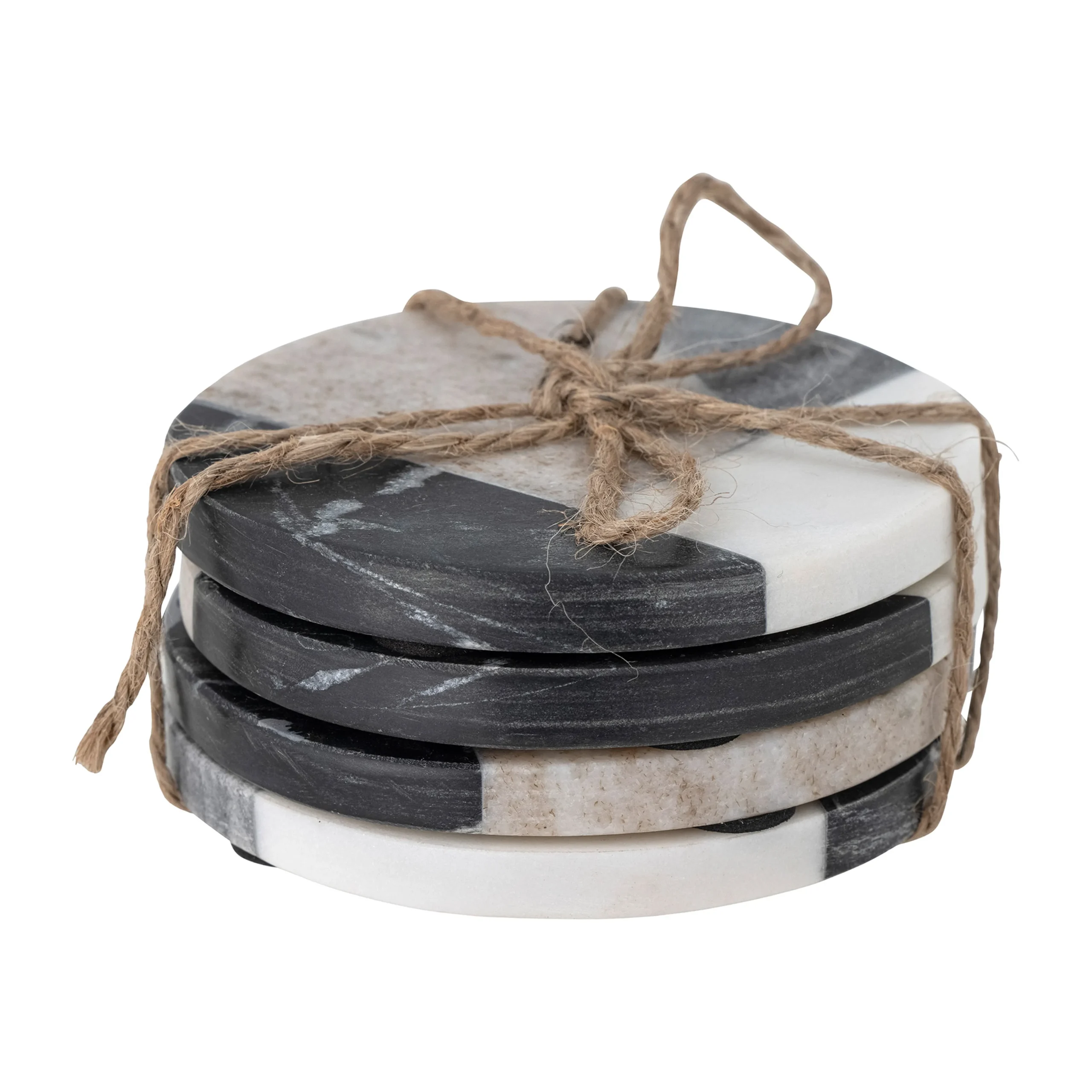 Bloomingville Izabella Glasuntersetzer Ø10cm 4er Pack 4 Bloomingville Izabella Glasuntersetzer Ø10cm 4er Pack – Bild 2